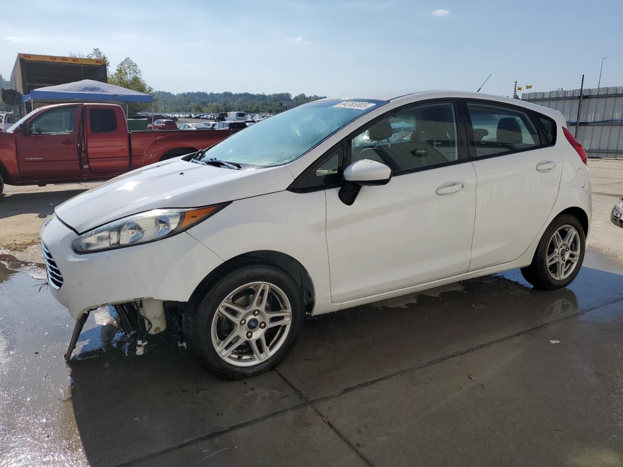 2019 Ford Fiesta Se white null gasoline 3FADP4EJ3KM152947 photo #1