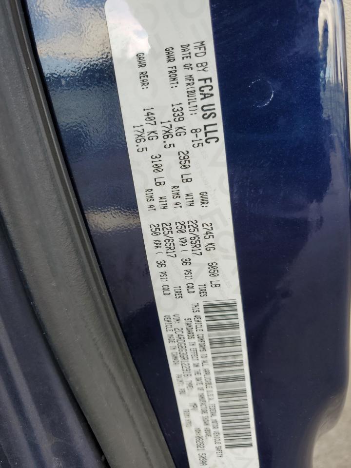 2016 Dodge Grand Caravan Se VIN: 2C4RDGBG3GR122916 Lot: 85343345