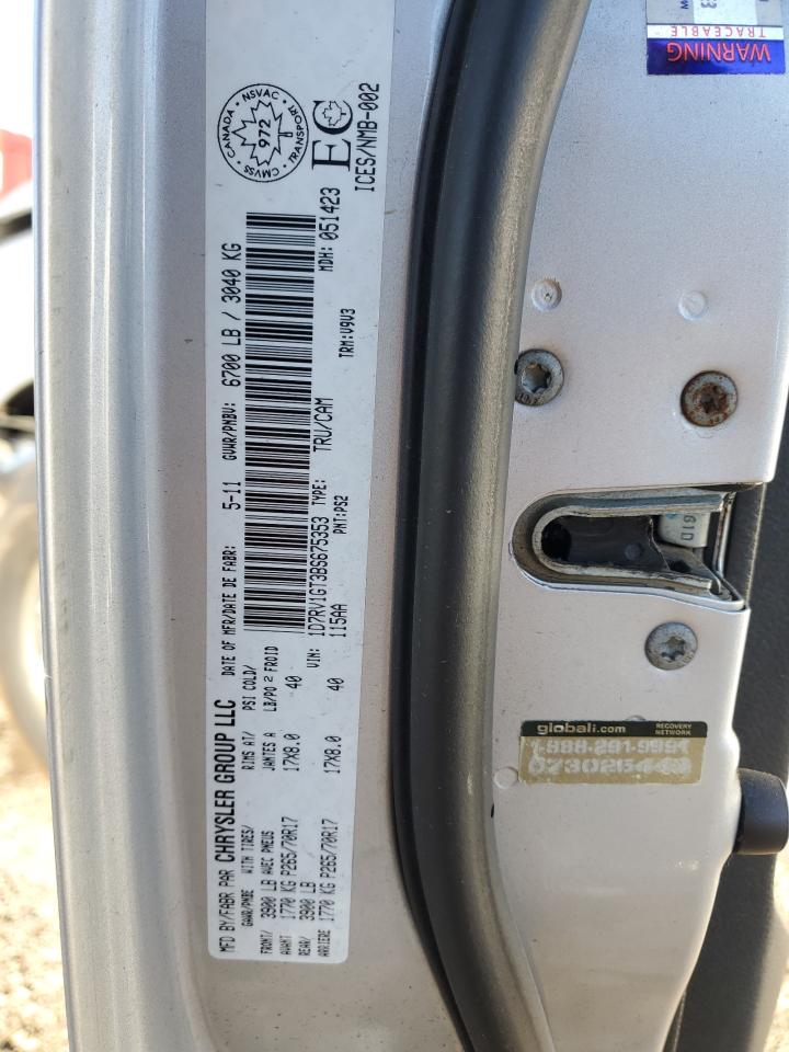 2011 Dodge Ram 1500 VIN: 1D7RV1GT3BS675353 Lot: 89466275