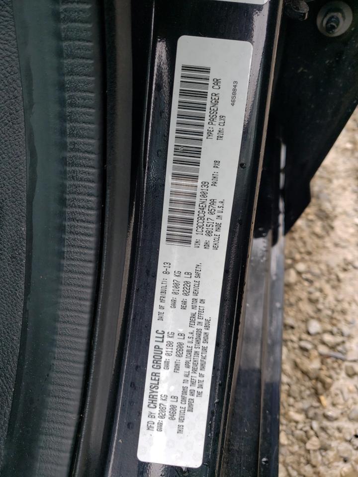 2014 Chrysler 200 Limited VIN: 1C3CCBCG4EN100139 Lot: 82188035