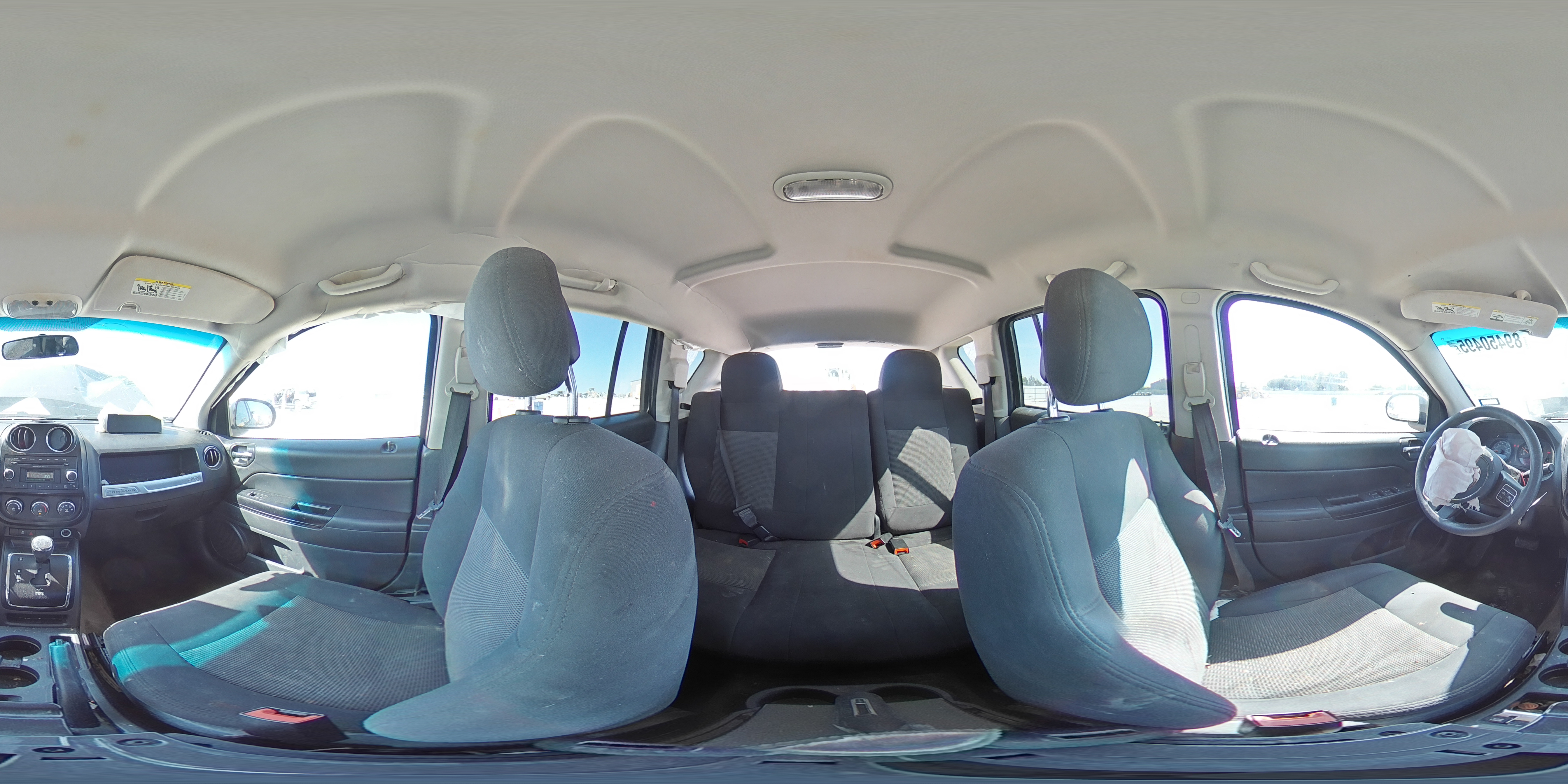 2014 Jeep Compass Sport VIN: 1C4NJDBB3ED927115 Lot: 89450495