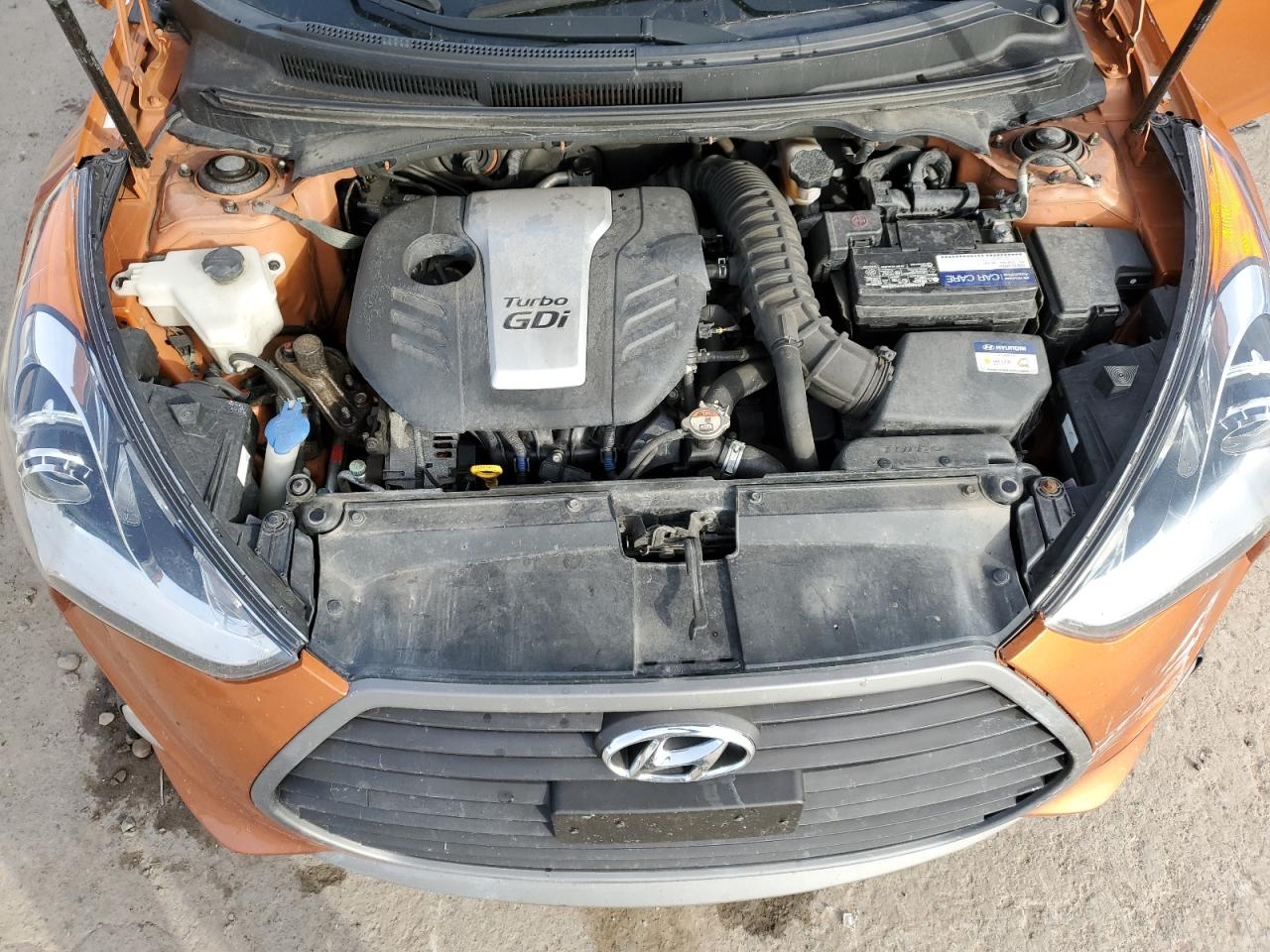 2016 Hyundai Veloster Turbo VIN: KMHTC6AE9GU257481 Lot: 86423925