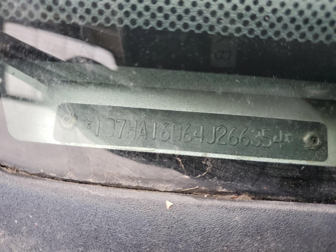 2004 Dodge Ram 1500 St VIN: 1D7HA16D64J266354 Lot: 89707065