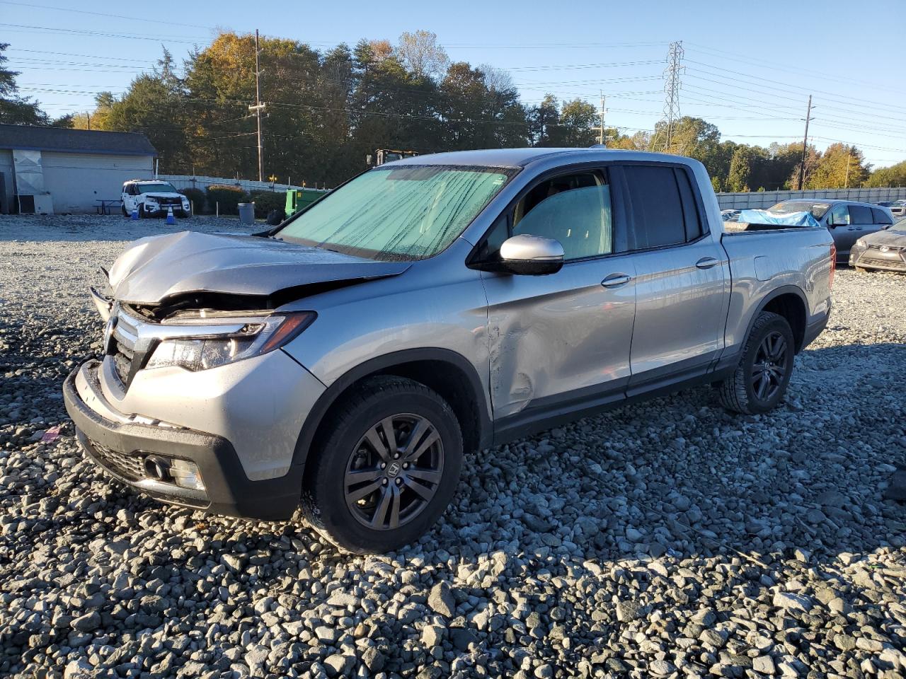 2018 HONDA RIDGELINE SILVER VIN: 5FPYK3F11JB006706