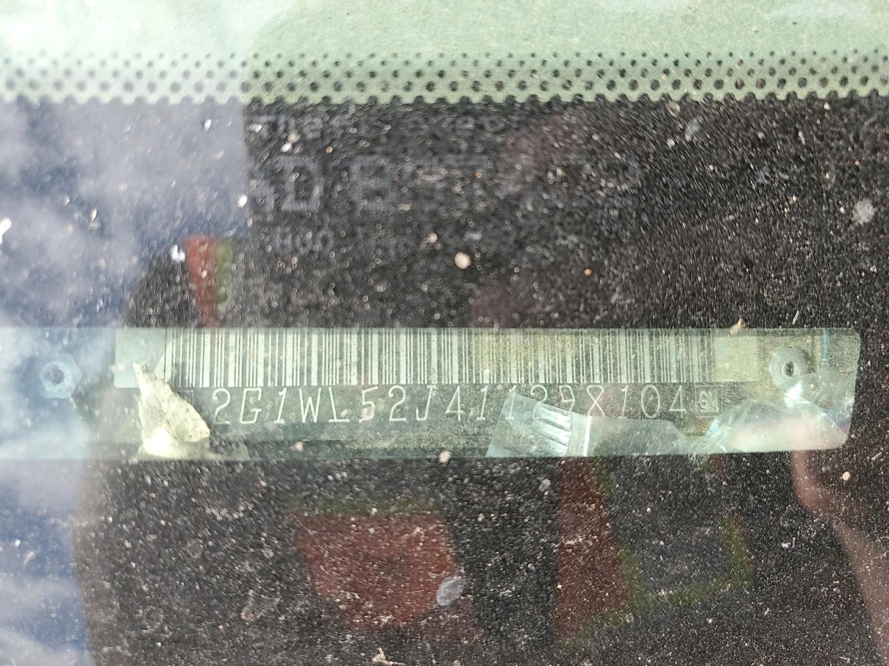 2001 Chevrolet Lumina VIN: 2G1WL52J411298104 Lot: 93419675