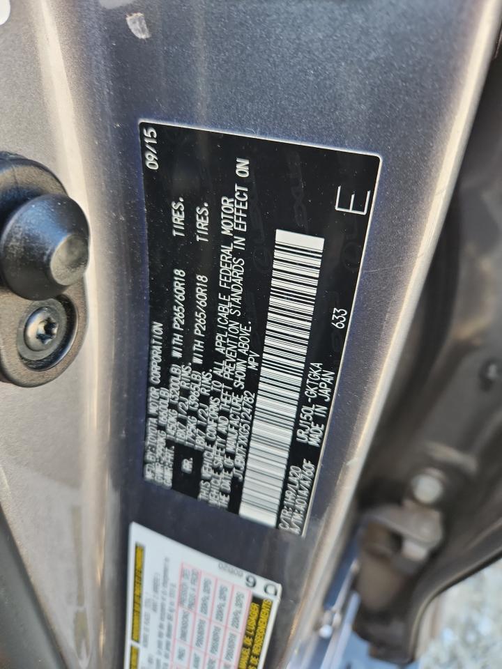 2016 Lexus Gx 460 VIN: JTJBM7FXXG5124782 Lot: 90289425