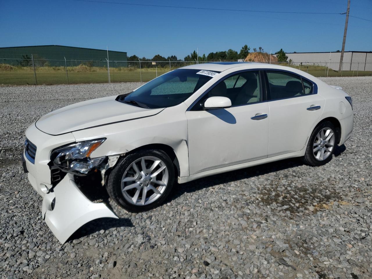 2014 NISSAN MAXIMA WHITE VIN: 1N4AA5AP3EC499074