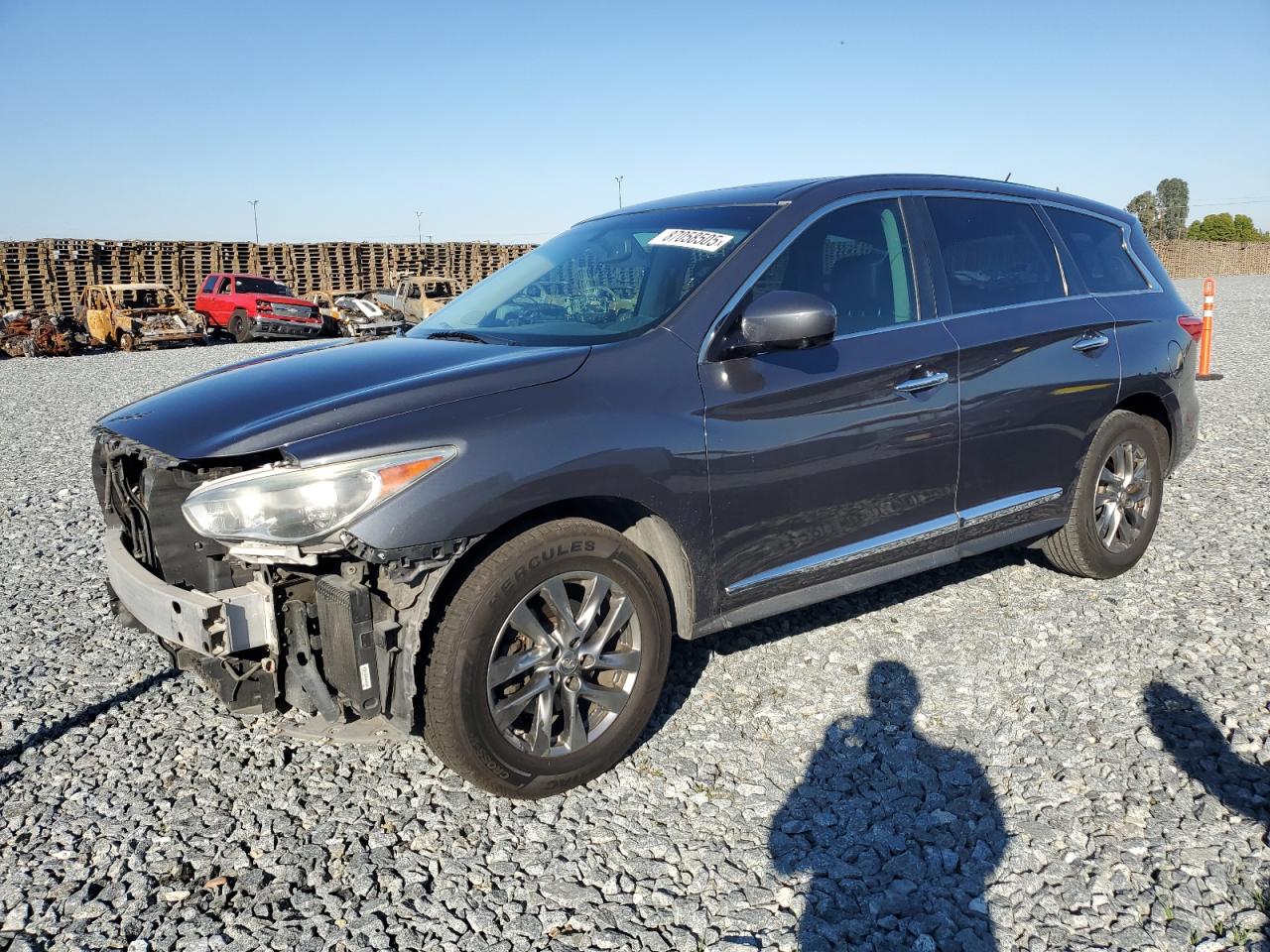 INFINITI JX35 2013. Lot# 87058505. VIN 5N1AL0MN3DC318700. Photo 1