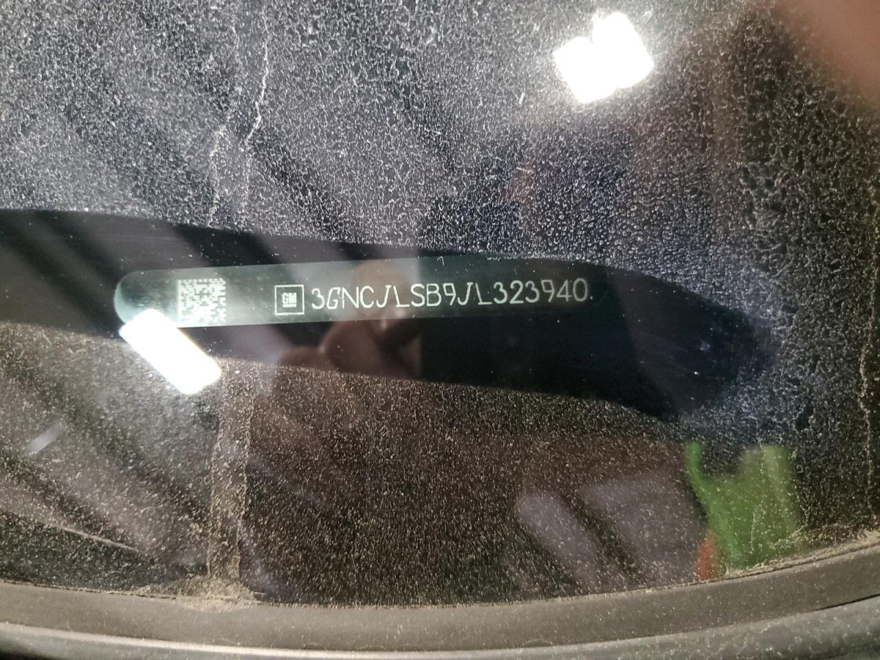 2018 Chevrolet Trax 1Lt VIN: 3GNCJLSB9JL323940 Lot: 85924395