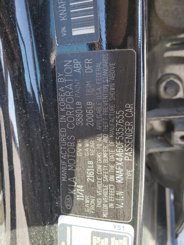 2015 Kia Forte Lx VIN: KNAFX4A60F5357655 Lot: 85395105