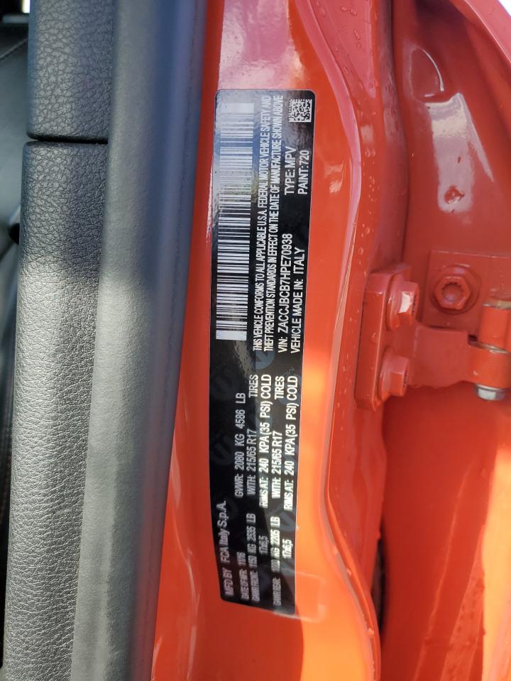 2017 Jeep Renegade Trailhawk VIN: ZACCJBCB7HPE70938 Lot: 84559735