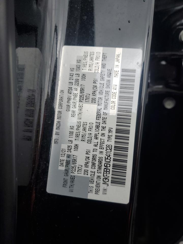 2022 Mazda Cx-5 Select VIN: JM3KFBBM5N0541028 Lot: 82648945