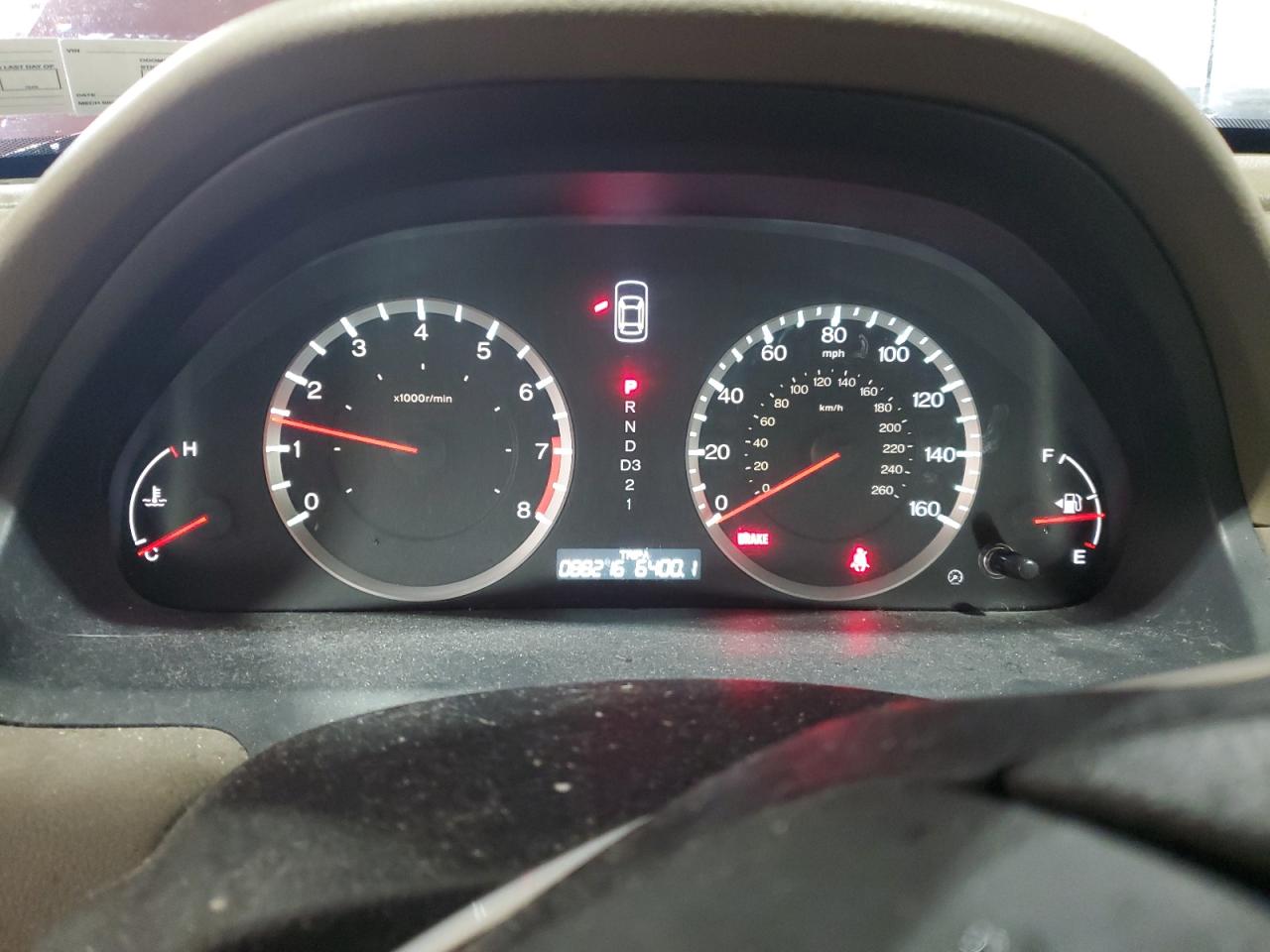 2010 Honda Accord Lxp VIN: 1HGCP2F43AA165259 Lot: 86258325