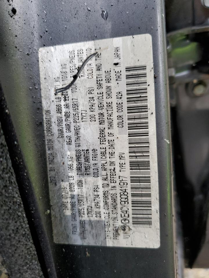 2016 Mazda Cx-5 Touring VIN: JM3KE4CY9G0841917 Lot: 86999385