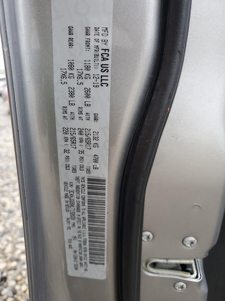 2020 Jeep Compass Trailhawk VIN: 3C4NJDDBXLT159539 Lot: 90499655