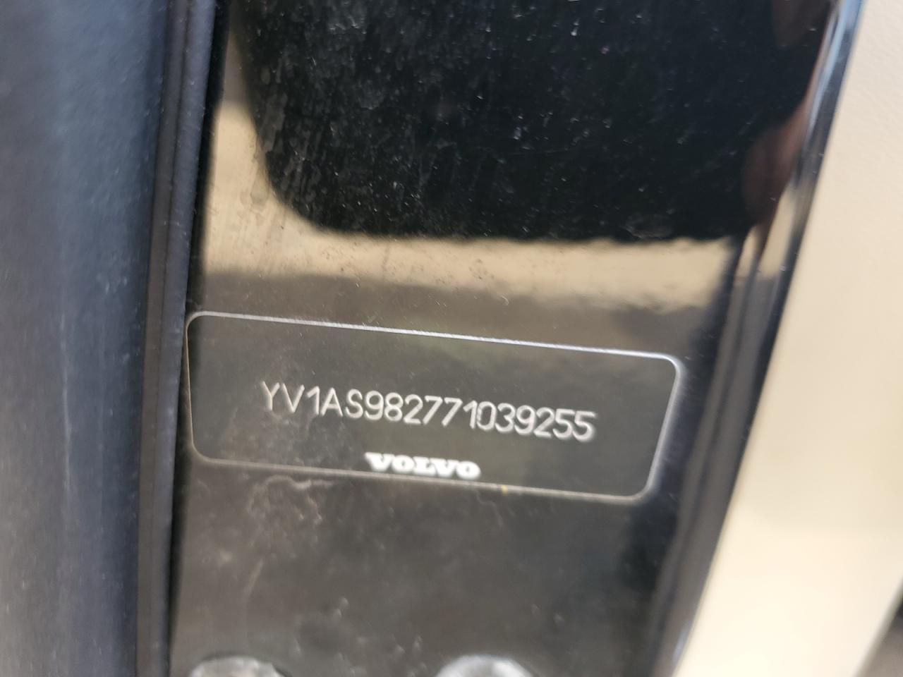 2007 Volvo S80 3.2 VIN: YV1AS982771039255 Lot: 90540255