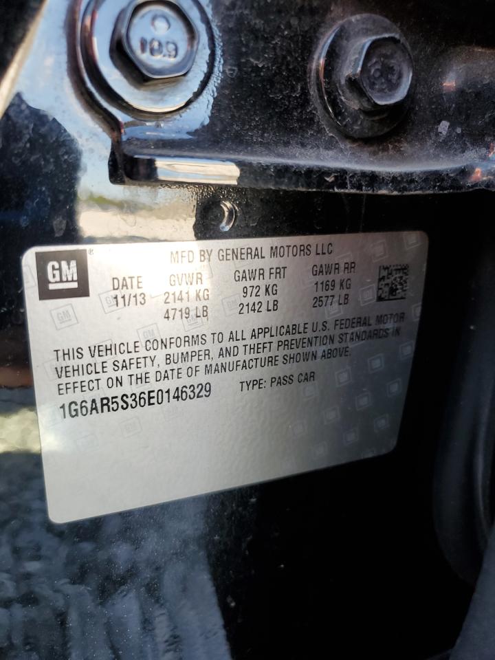 2014 Cadillac Cts Luxury Collection VIN: 1G6AR5S36E0146329 Lot: 82183005