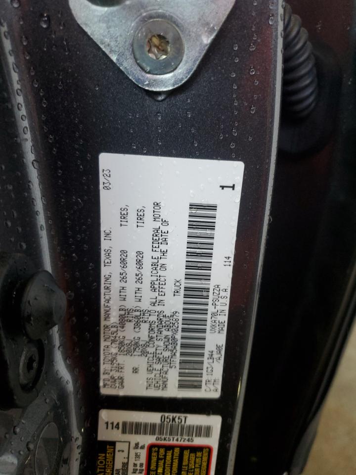 2023 Toyota Tundra Crewmax Platinum VIN: 5TFMA5AB0PX025879 Lot: 82750385