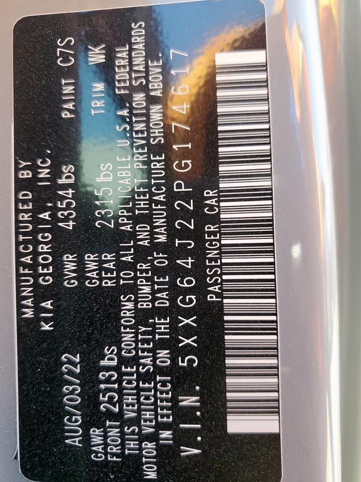 2023 Kia K5 Gt Line VIN: 5XXG64J22PG174617 Lot: 86599545