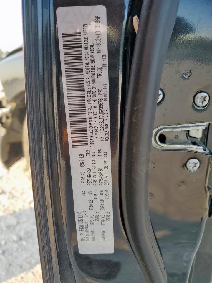 2018 Ram 1500 Slt VIN: 1C6RR6LT7JS239676 Lot: 84949215