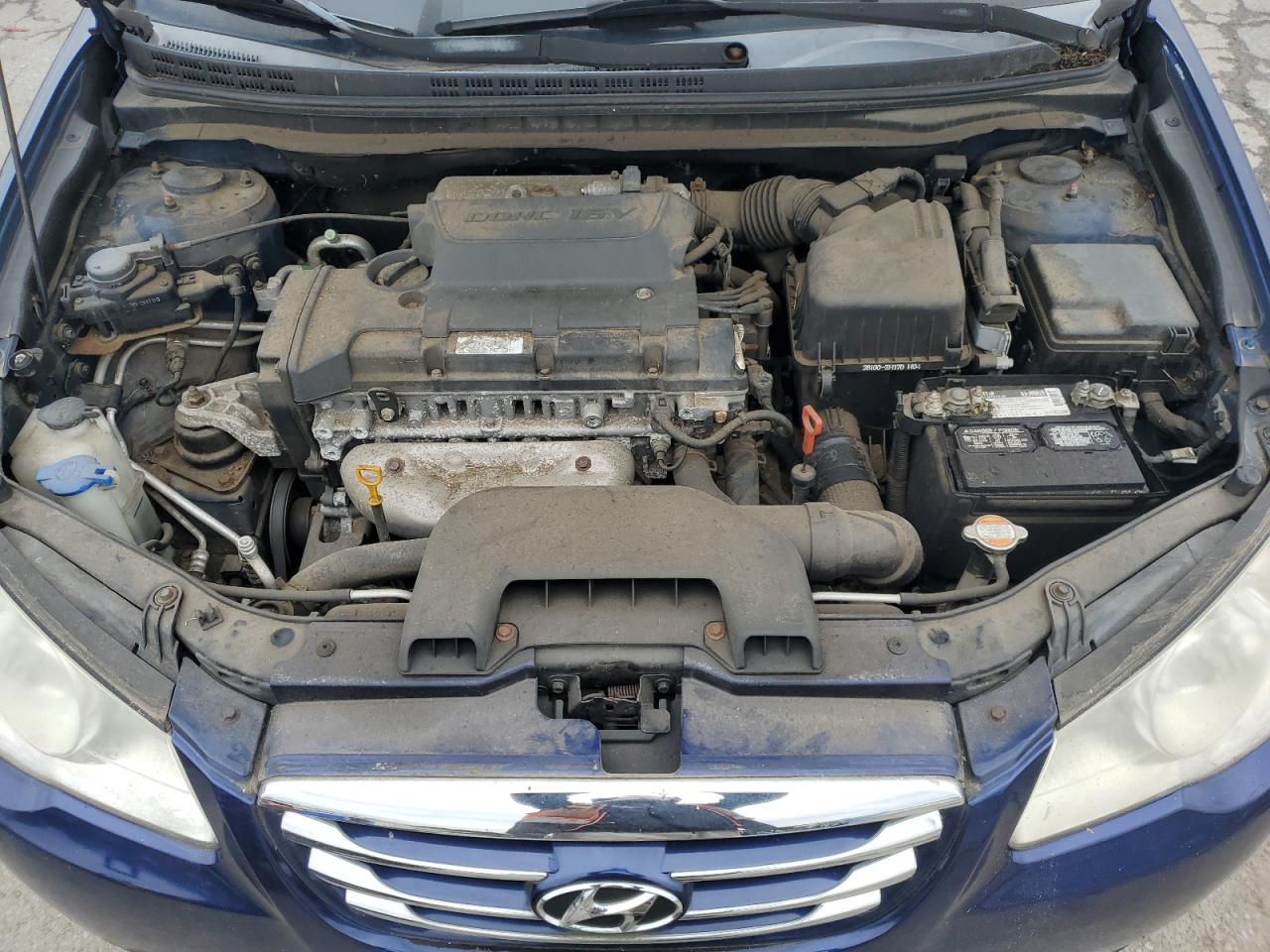 2010 Hyundai Elantra Blue VIN: KMHDU4AD2AU866383 Lot: 86604345