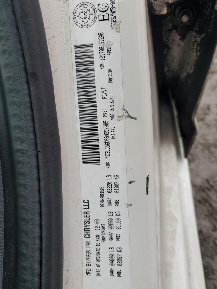 2009 Chrysler Sebring Touring VIN: 1C3LC56D09N557085 Lot: 86318905