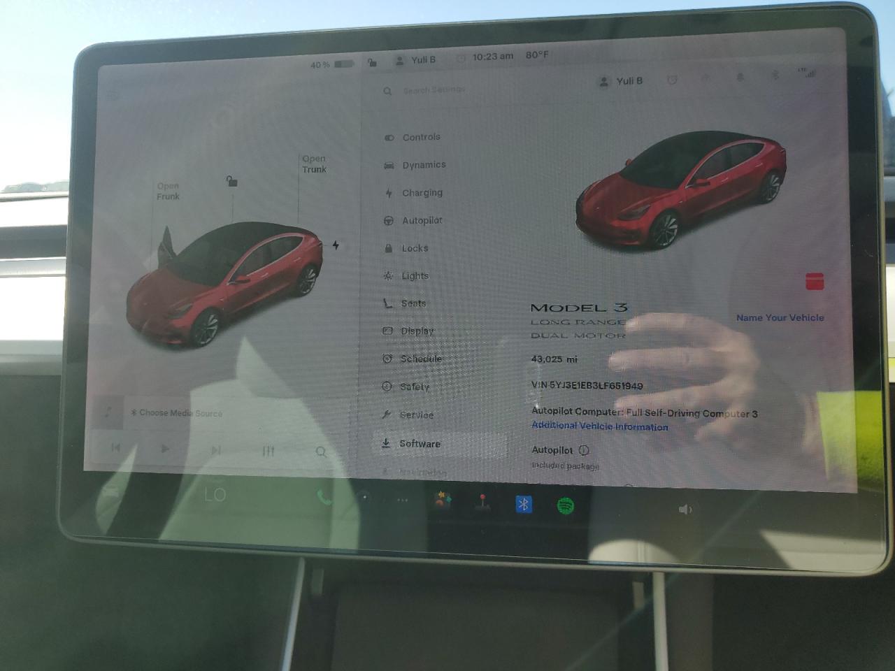 2020 Tesla Model 3 VIN: 5YJ3E1EB3LF651949 Lot: 82171085