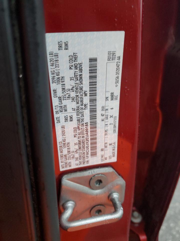 2014 Ford Escape Titanium VIN: 1FMCU0JX2EUA99185 Lot: 85685405