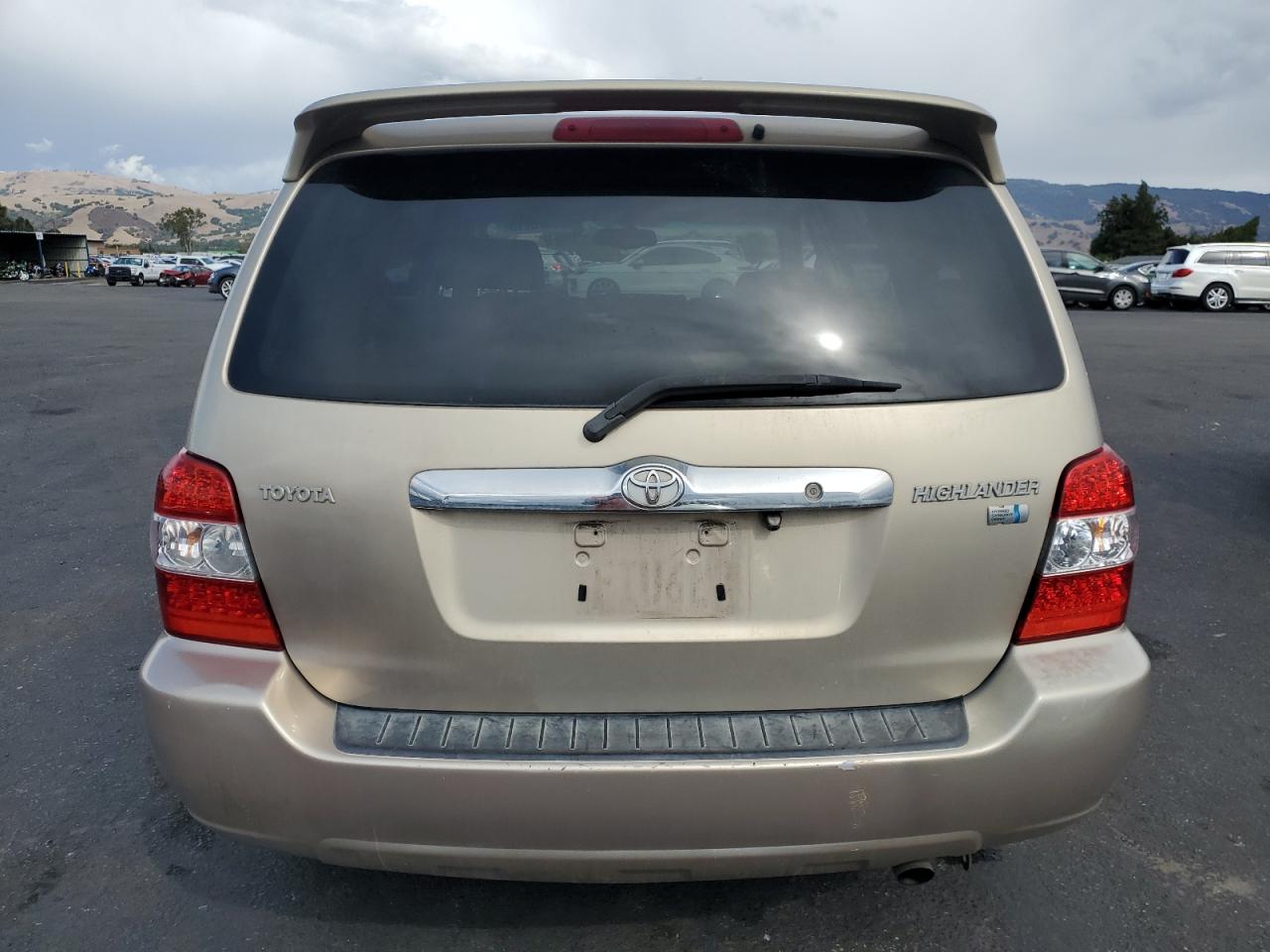 2006 Toyota Highlander Hybrid VIN: JTEDW21A860008614 Lot: 86070715