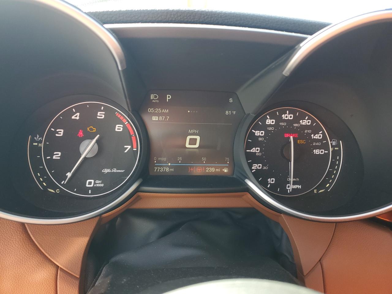 2019 Alfa Romeo Giulia VIN: ZARFAMAN8K7598220 Lot: 82758775