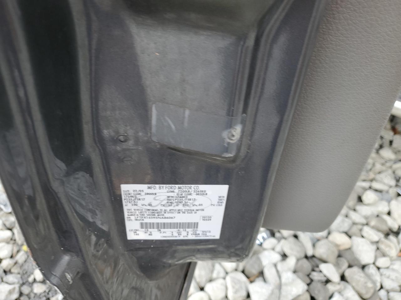 2005 Ford F150 VIN: 1FTPX14595NA86067 Lot: 90618955