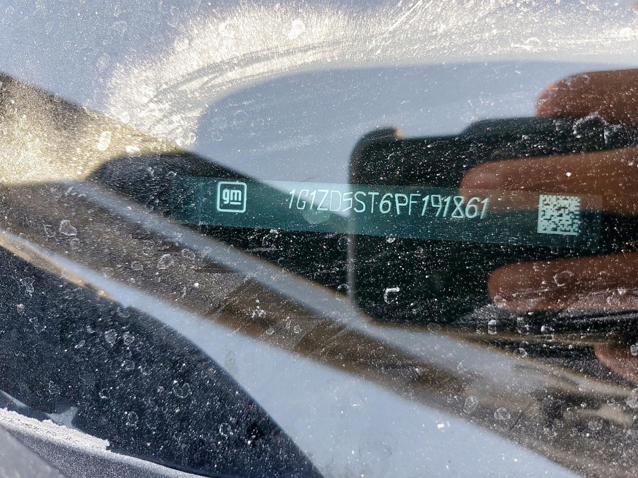 2023 Chevrolet Malibu Lt VIN: 1G1ZD5ST6PF191861 Lot: 85583595