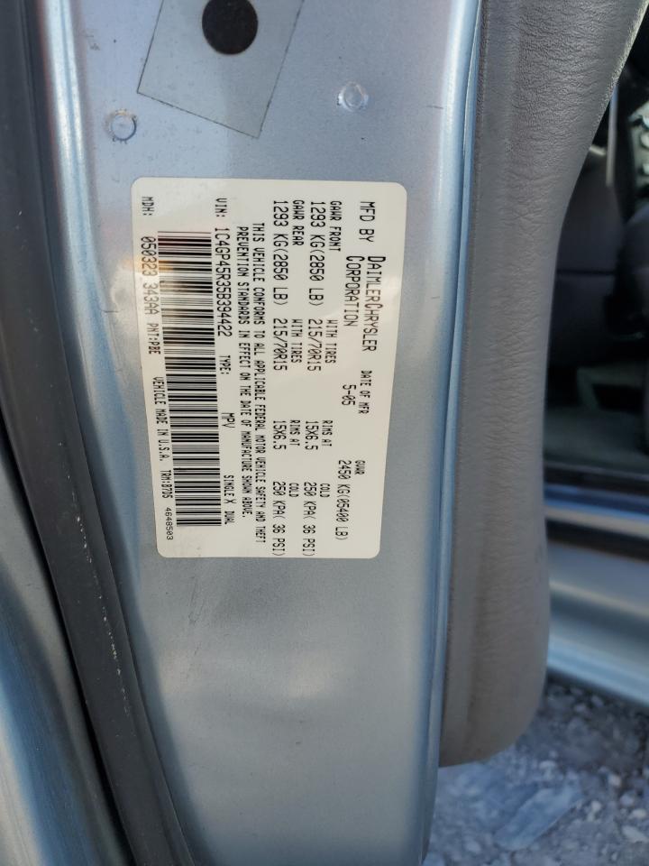 2006 Dodge Grand Caravan Se VIN: 1D4GP24R06B636447 Lot: 84297505