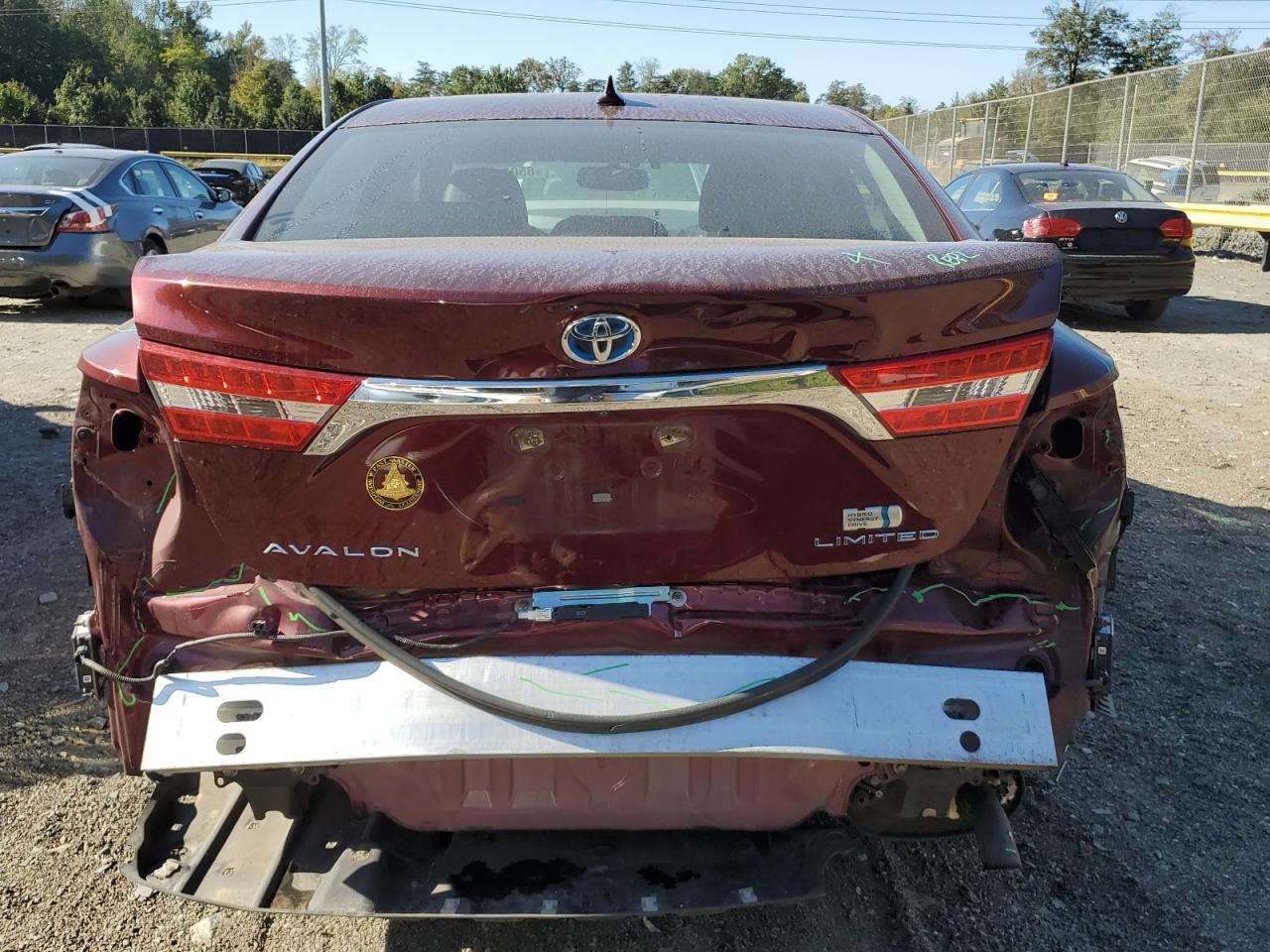 2014 Toyota Avalon Hybrid VIN: 4T1BD1EB2EU021585 Lot: 85079155