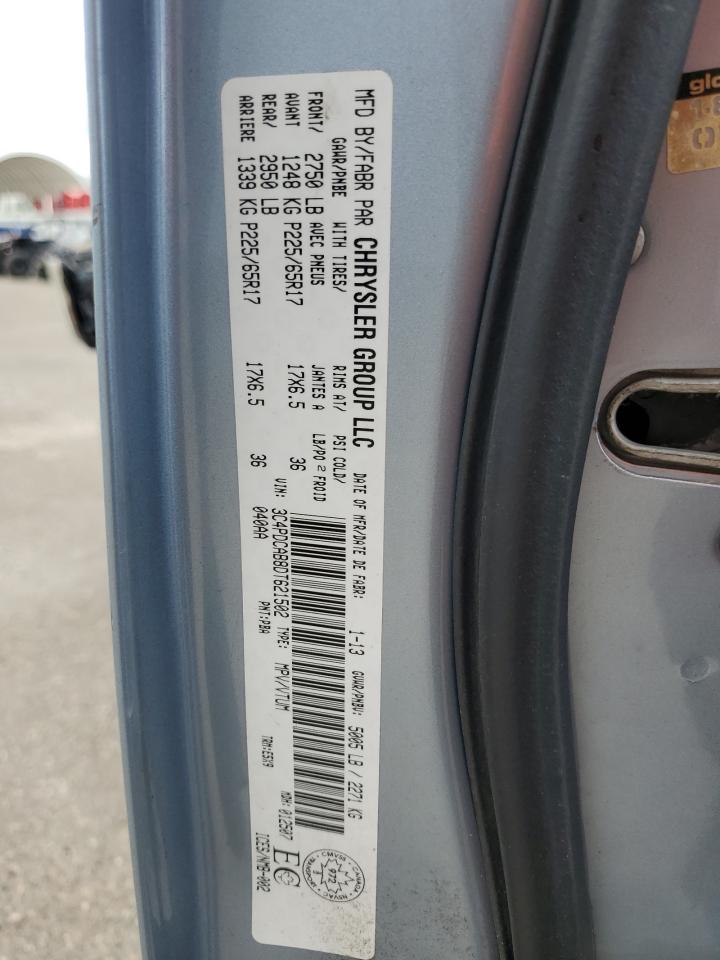 2013 Dodge Journey Se VIN: 3C4PDCAB8DT621502 Lot: 82229425