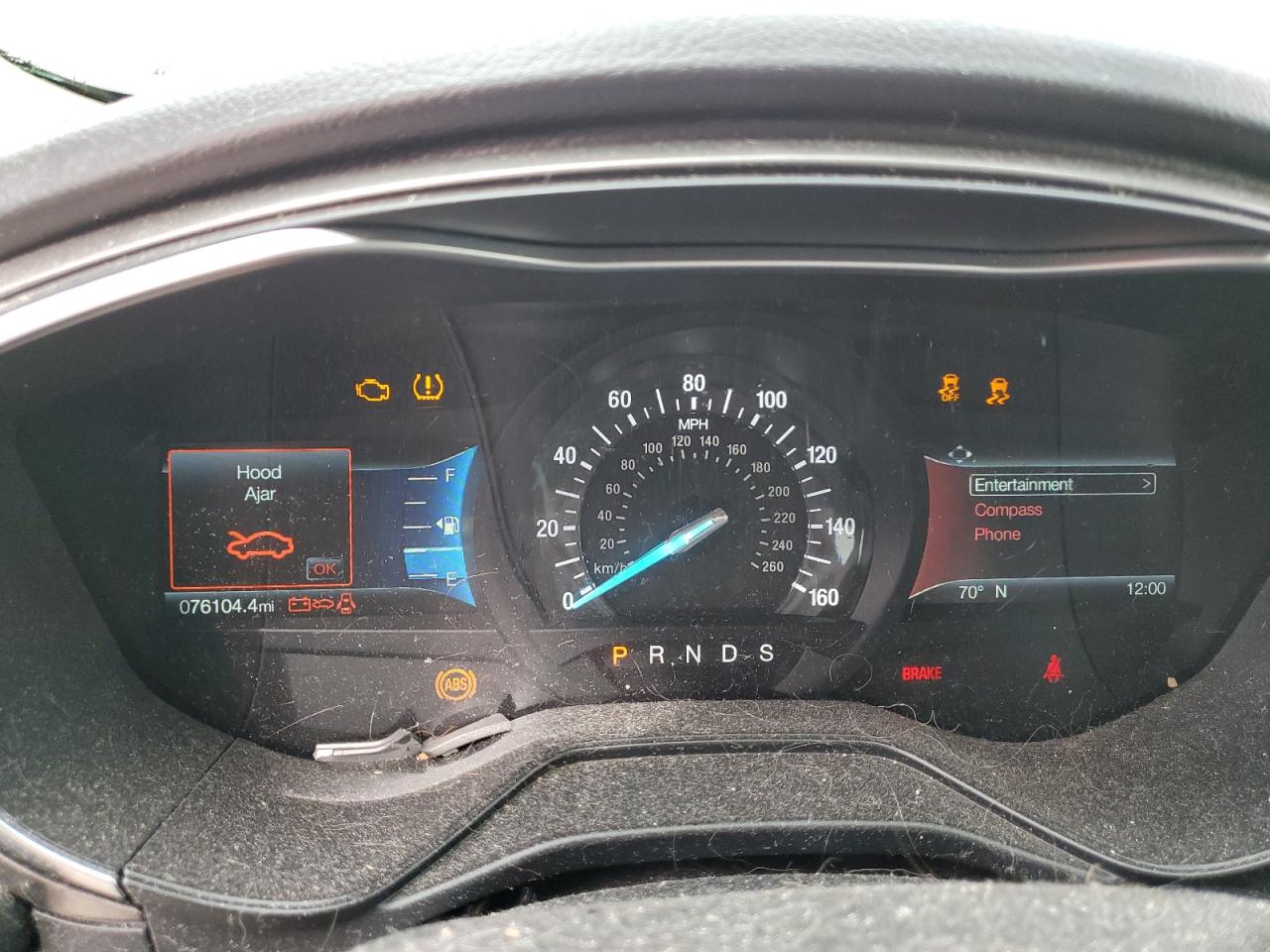 2019 Ford Fusion Se VIN: 3FA6P0T93KR264855 Lot: 85840095