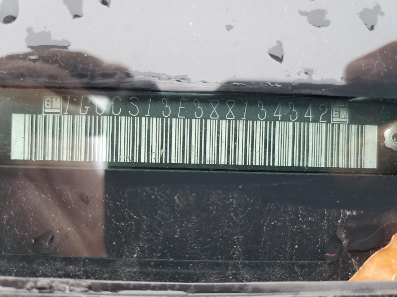 2008 Chevrolet Colorado VIN: 1GCCS13E388134342 Lot: 85199735