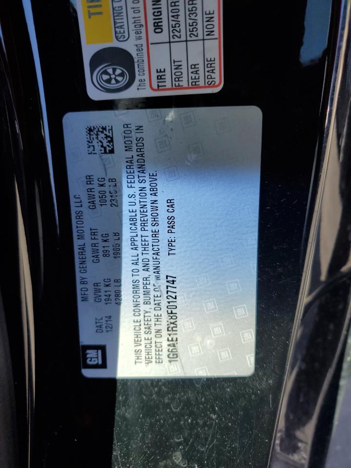 2015 Cadillac Ats Premium VIN: 1G6AE1RX8F0127747 Lot: 87198815