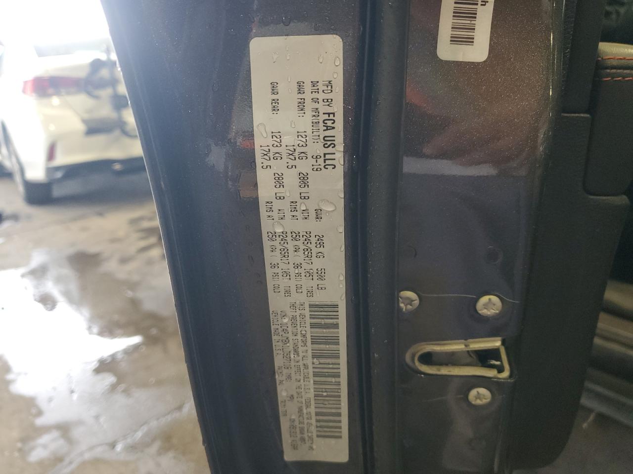 2020 Jeep Cherokee Trailhawk VIN: 1C4PJMBX1LD527118 Lot: 85748235