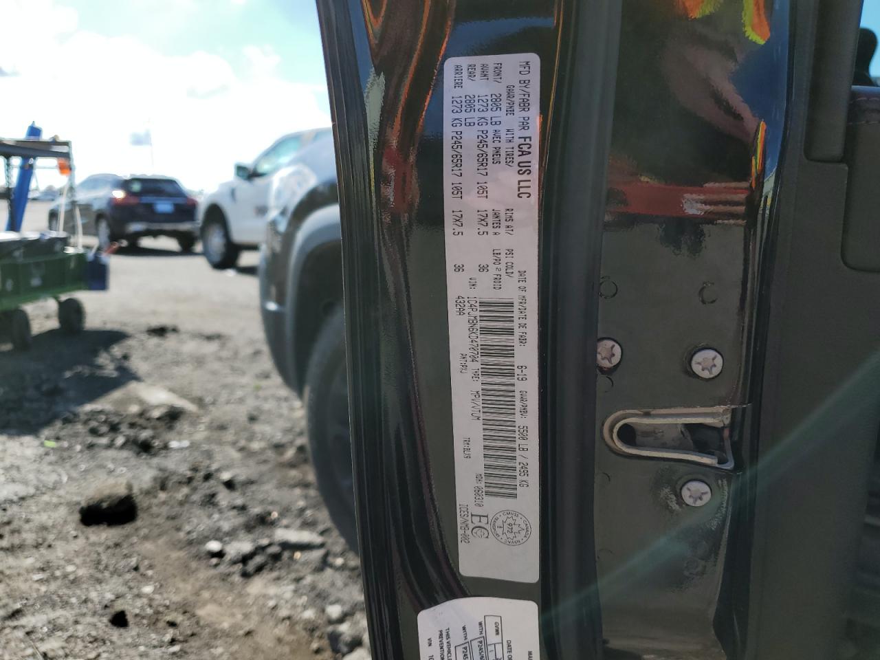 2019 Jeep Cherokee Trailhawk VIN: 1C4PJMBN6KD470704 Lot: 86434345