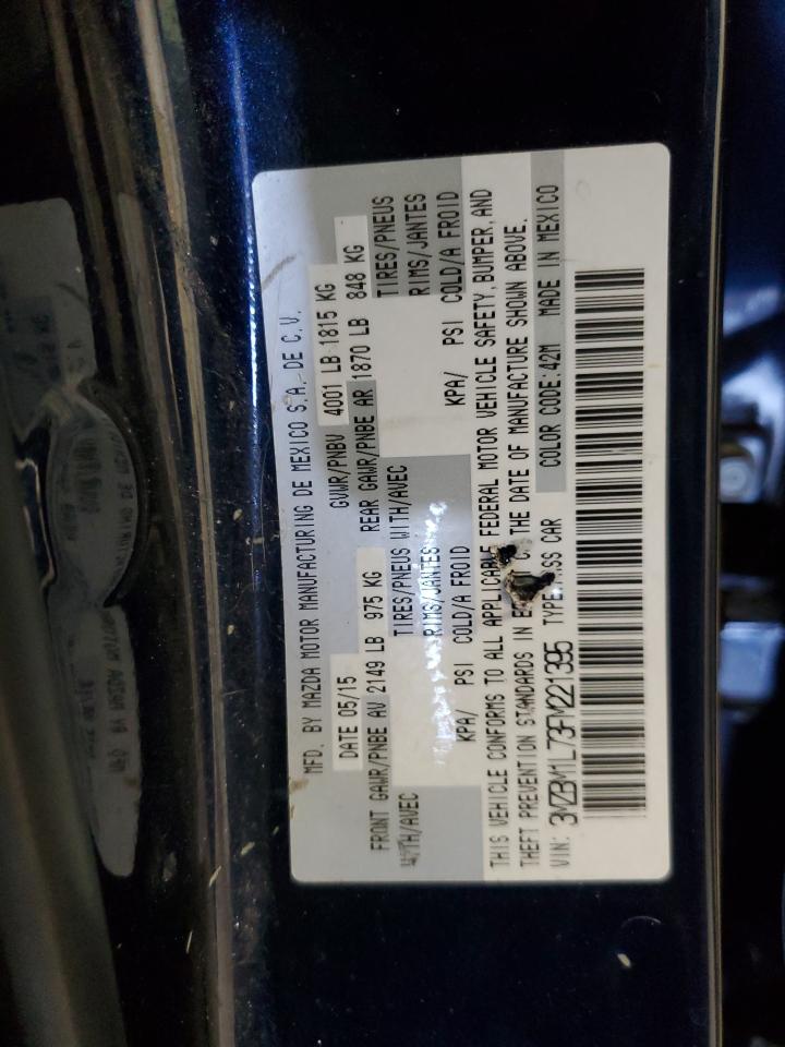 2015 Mazda 3 Touring VIN: 3MZBM1L73FM221395 Lot: 84634045