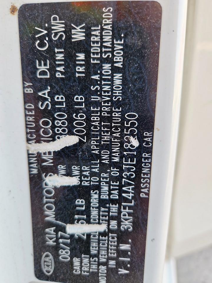 2018 Kia Forte Lx VIN: 3KPFL4A73JE182550 Lot: 84943045