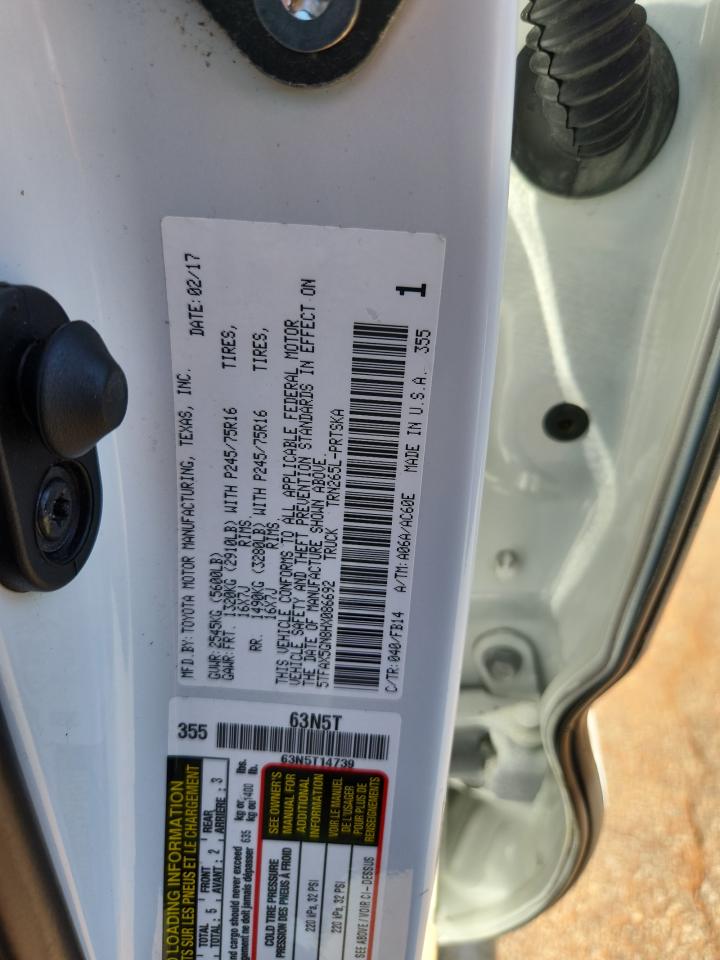 2017 Toyota Tacoma Double Cab VIN: 5TFAX5GN8HX086692 Lot: 82482265