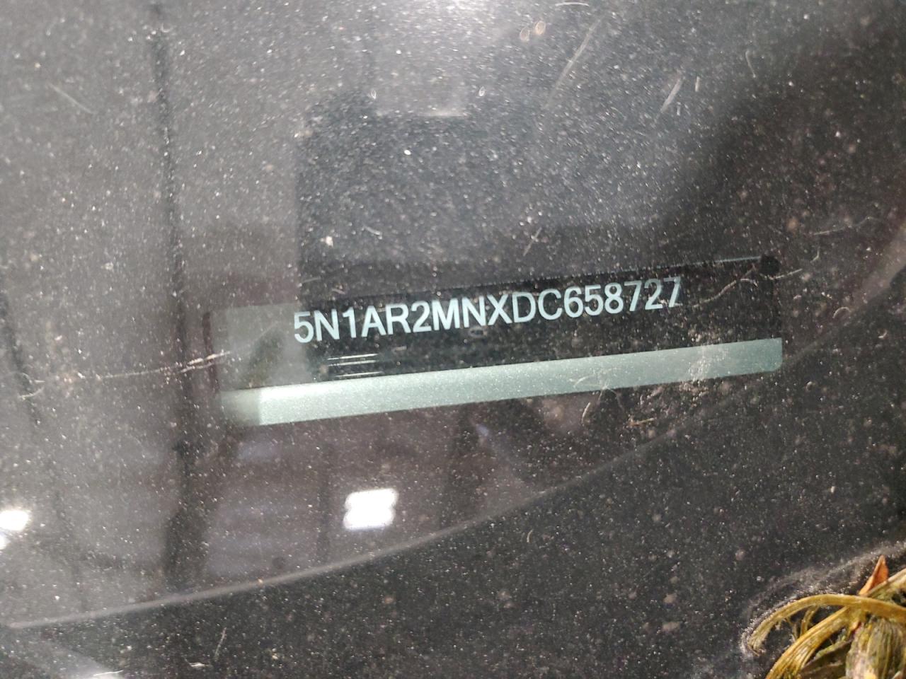 2013 Nissan Pathfinder S VIN: 5N1AR2MNXDC658727 Lot: 89555925