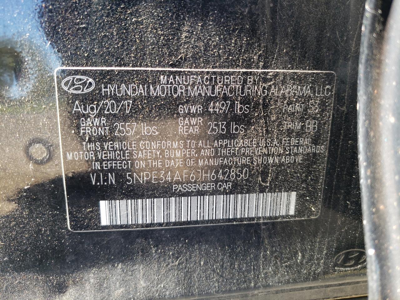 2015 Hyundai Sonata Sport VIN: 5NPE34AF6JH642850 Lot: 86168345