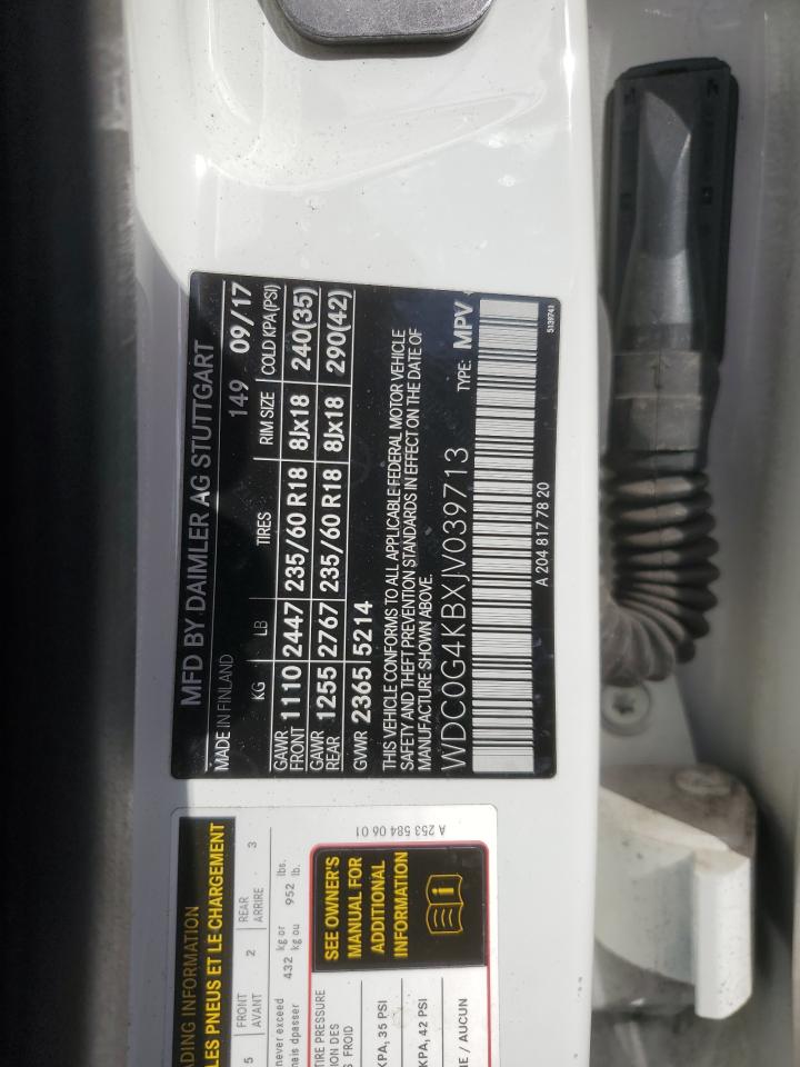 2018 Mercedes-Benz Glc 300 4Matic VIN: WDC0G4KBXJV039713 Lot: 90313965