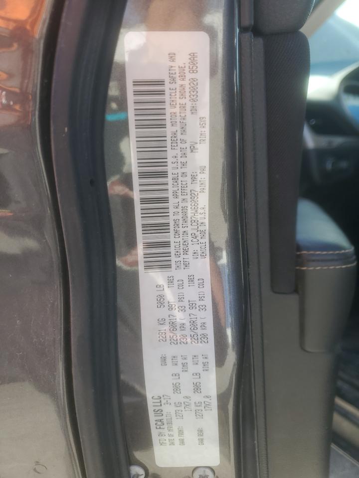 2017 Jeep Cherokee Latitude VIN: 1C4PJLCB7HW660927 Lot: 90412525