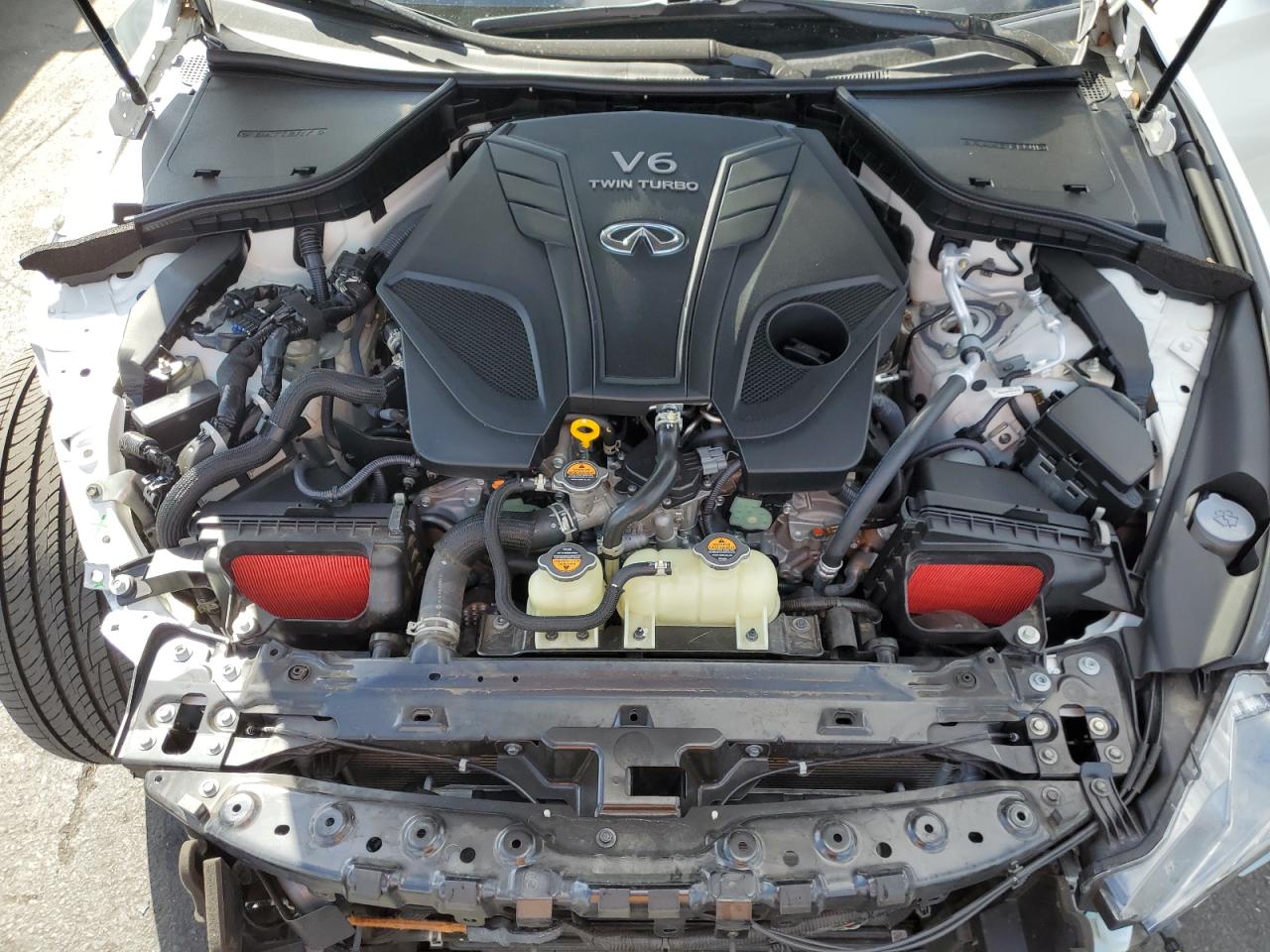 2022 Infiniti Q60 Red Sport 400 VIN: JN1FV7LK4NM660207 Lot: 82410075