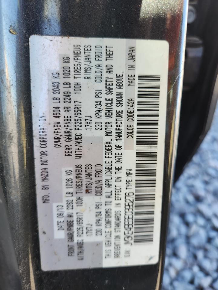 2014 Mazda Cx-5 Sport VIN: JM3KE4BE6E0395276 Lot: 85508585