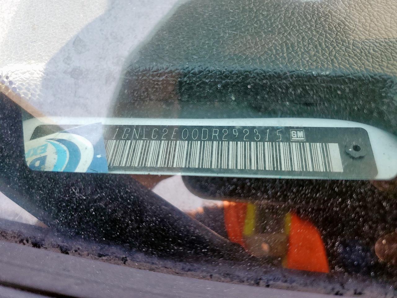 2013 Chevrolet Tahoe Police VIN: 1GNLC2E00DR292315 Lot: 86250655